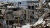 ویرانی های ناشی از جنگ در روستای زبدانی در نزدیکی دمشق پایتخت سوریه - آرشیو