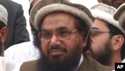 FILE - Caption Hafiz Mohammad Saeed, former Arabic professor and founder of outlawed Pakistani militant group Lashkar-e-Taiba (undated file photo).