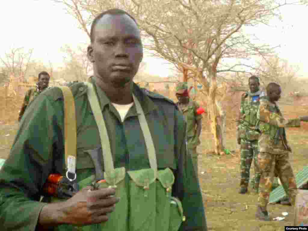 South Sudan rebel leader David Yau Yau in Jonglei state.