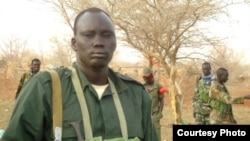 South Sudan rebel leader David Yau Yau, shown here in Jonglei state.