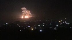 Serangan misil Israel terhadap Damaskus, Suriah hari Rabu malam (20/11).