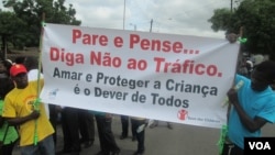 Marcha contra tráfico de seres humanos