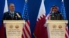 عکس آرشیوی از نشست خبری مایک پمپئو وزیر خارجه آمریکا و همتای قطری او در دوحه - ۱۳ ژانویه ۲۰۱۹ 