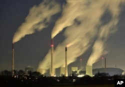 In this Nov. 24, 2014 file photo, smoke streams from the chimneys of the E.ON coal-fired power station in Gelsenkirchen, Germany. (AP File)
