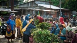 Susana di Pasar Wamena, Papua (VOA/Alam Burhanan).