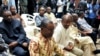 Djibrill Bassolé, Gilbert Diendéré et d'autres accusés lors de leur procès à Ouagadougou, le 27 avril 2017