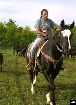 Lakota rancher Alex Romero-Frederick is concerned about the future of family ranching.