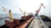 라진-하산 프로젝트, 시범운송 화물선 포항 도착