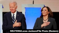 Joe Biden and Kamala Harris