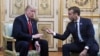 លោក Trump និយាយ​ស្តី​បន្ទោស​លោក Macron 