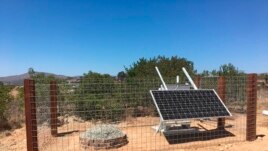This June 1, 2018 photo provided by the U.S. Geological Survey shows an earthquake monitoring station near the Lusardi Creek County Preserve, San Diego County, California. (USGS via AP)
