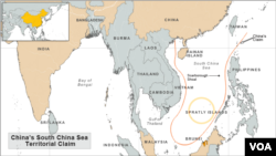 Map of the South China Sea