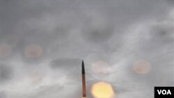 Sistem pertahanan anti misil pada ketinggian tinggi (THAAD) buatan Lockheed Martin (foto: dok).