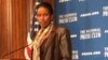 Ayaan Hirsi Ali, author and critic of radical Islam speaks to a luncheon at the National Press Club, April 7, 2015.