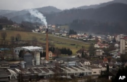 Melanija Knavs, now known as Melania Trump, was born and raised in the town of Sevnica, Slovenia, seen here Feb. 15, 2016.