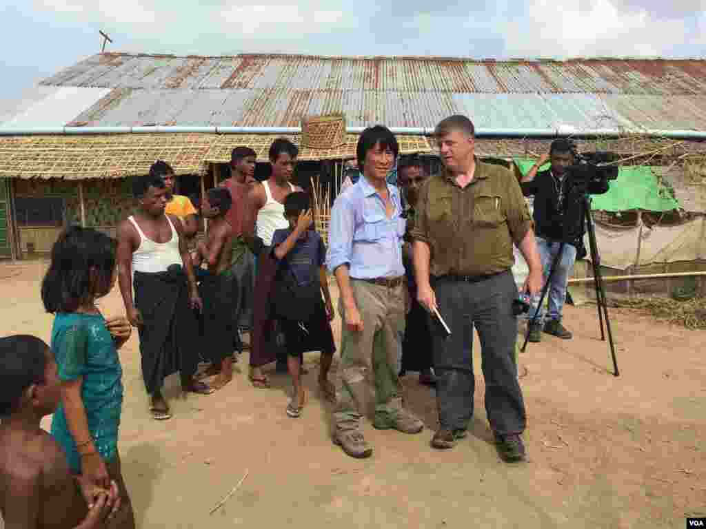 VOA Burmese Team's Rakhine Trip