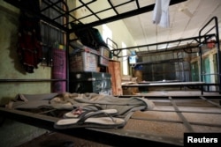 Belongings are pictured inside girls hostel at the school in Dapchi in the northeastern state of Yobe, where dozens of school girls went missing after an attack on the village by Boko Haram, Nigeria, Feb. 23, 2018.