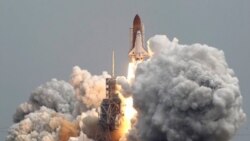 Liftoff of Atlantis on July 8 for the final flight of the space shuttle program