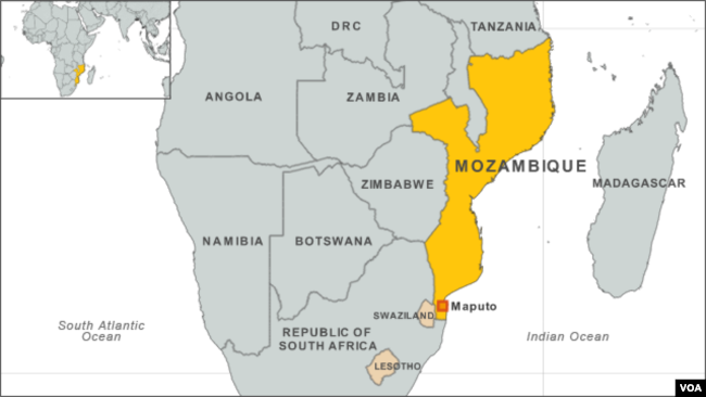 Mozambique map