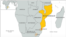 Mozambique map