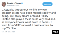 Trump tweet