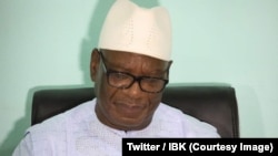 Le président du Mali Ibrahim Boubacar Keïta lors de la campagne pour le second tour de la présidentielle, Mali, 9 août 2018. (Twitter/IBK) 