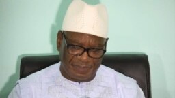 Le président sortant du Mali Ibrahim Boubacar Keïta en campagne pour le second tour de la présidentielle, Mali, 9 août 2018. (Twitter/IBK)