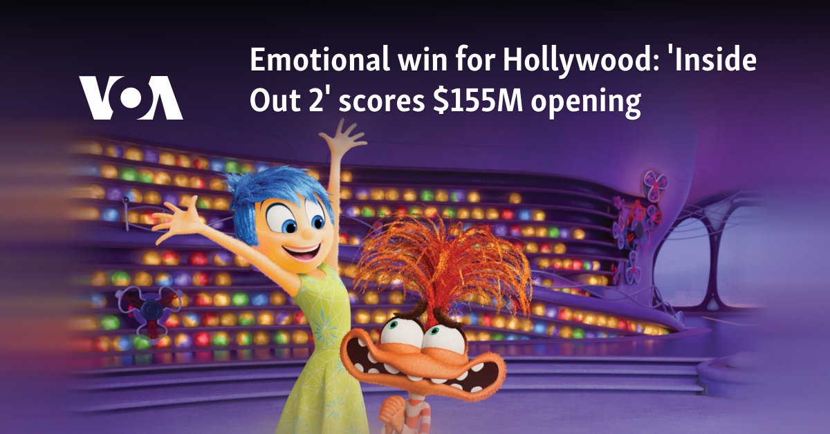 'Inside Out 2' Scores $155 Million Opening
