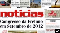 Noticias, Maputo, primeira pagina