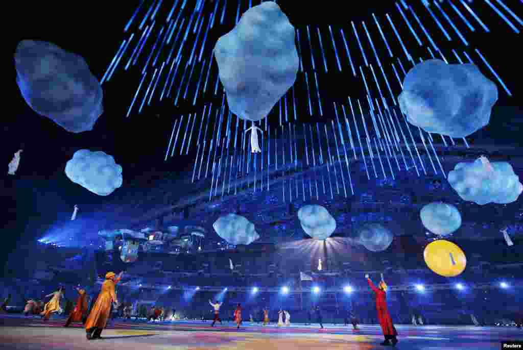 Ceremonia de clausura en Sochi.