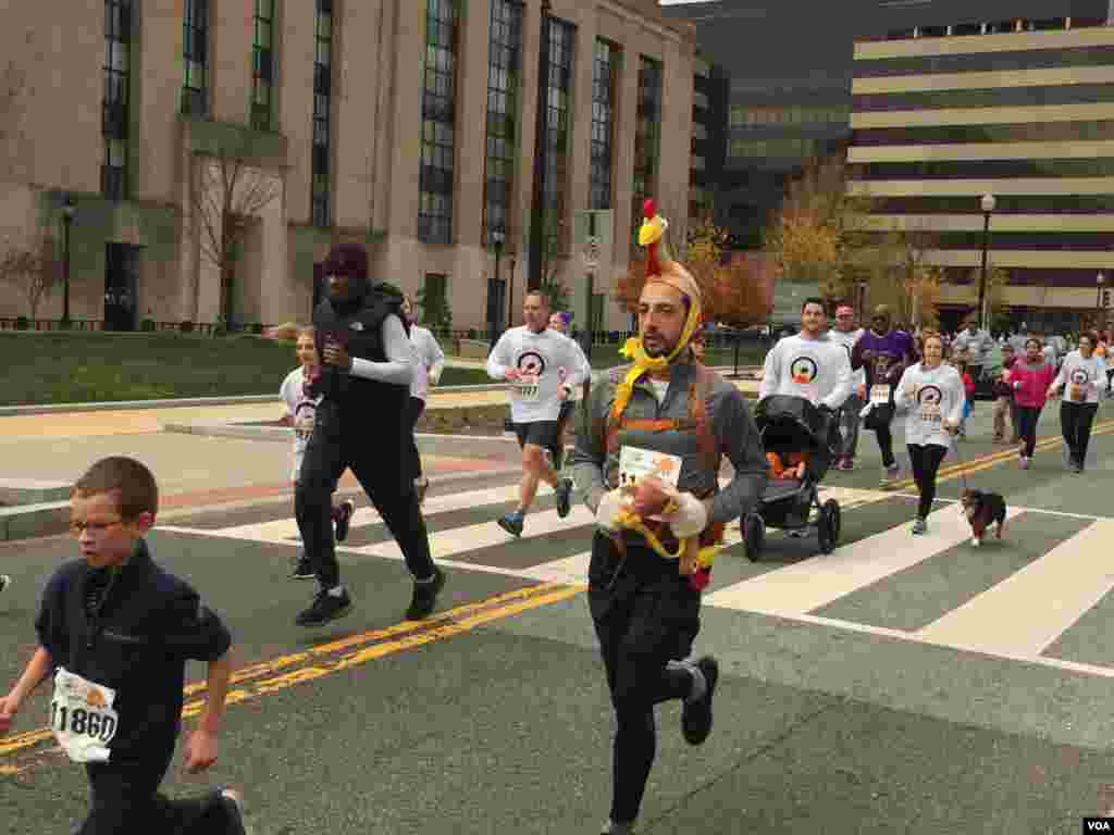 Parada do Thanksgiving na cidade de Washington DC. O evento anual é dedicado à luta contra a fome. Nov., 24, 2016