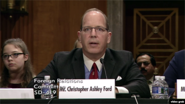 美国国务院负责武器控制和国际安全的助理国务卿克里斯托弗·阿什利·福特