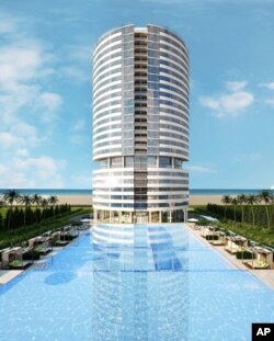 FILE - Trump Tower Punta del Este marks the official expansion of the Trump brand into South America.