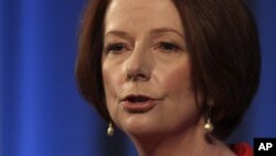 Thủ tướng Australia Julia Gillard.