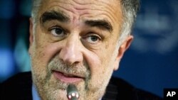 Luis Moreno-Ocampo, chief prosecutor of the International Criminal Court at The Hague (file)