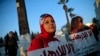 튀니지 박물관 테러 항의 시위...수백 명 참가