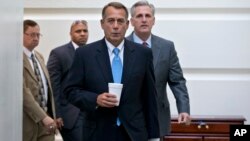 Boehner dijo en reiteradas ocasiones que bajo su liderazgo en la Cámara no pretendía cerrar el gobierno.