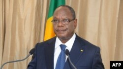 Mali President Ibrahim Boubacar Keita delivers a speech on Oct. 2, 2013. in Bamako.