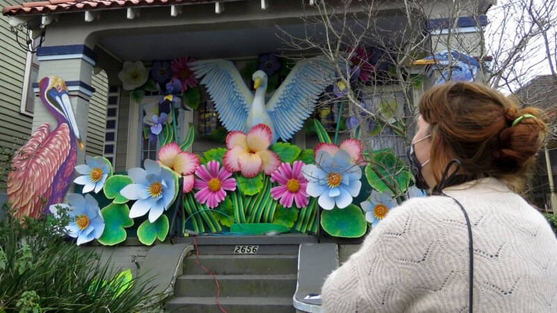 Thousands Decorate Their Homes for Mardi Gras during Pandemic
