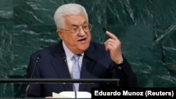 Mahmoud Abbas, 72è Assemblée générale de l'ONU, New York, le 20 septembre 2017 