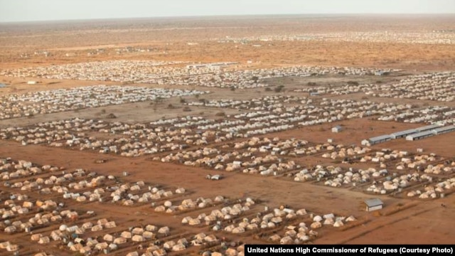 FILE - A 2012 photo shows Dadaab, the world's largest refugee camp, in Dadaab, in eastern Kenya.
