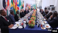 ፕረዚደንት ዶናልድ ትራምፕ ምስ መራሕቲ ሃገራት ኣብ ኒውዮርክ