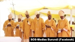 Les évêques du Burundi.