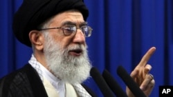 Iran'ın dini lideri Ayetullah Ali Hamaney