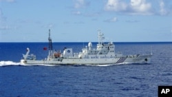 지난 9월 일본과 중국의 분쟁 해역에 진입한 중국 해안 감시선.