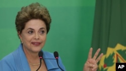 FILE - Brazil's President Dilma Rousseff.