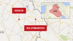 Peta Kota Sulaymaniyah dan Kirkuk di Irak