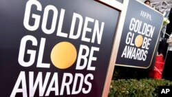 Panneau pour les 76ème Golden Globe Awards à Beverly Hills aux états-Unis le 6 janvier 2019.