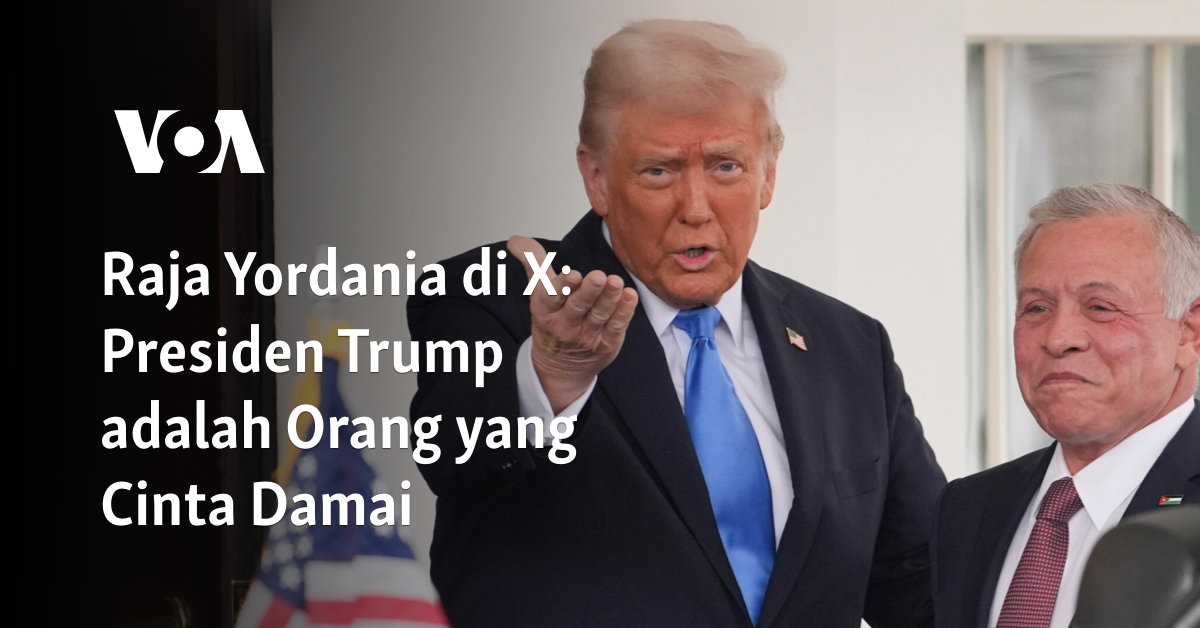 Presiden Trump adalah Orang yang Cinta Damai