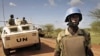 A UNMIS handout picture shows a soldier from Zambia serving with the international peacekeeping operation on patrol in the region of Abyei (File)
